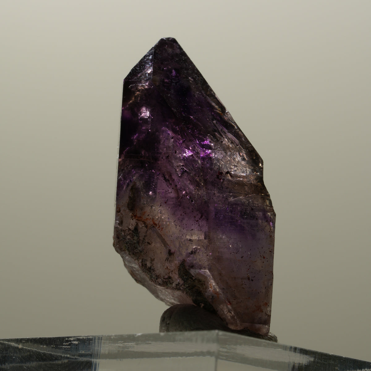 Seltene Skelett Phantom Amethyst Fenster Spitze Goboboseb, Namibia 32*16*16mm #14306