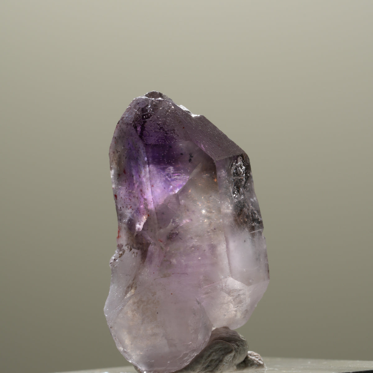 Skelett Phantom Amethyst Doppelender Spitze Brandberg, Namibia 23*13*12mm #14307