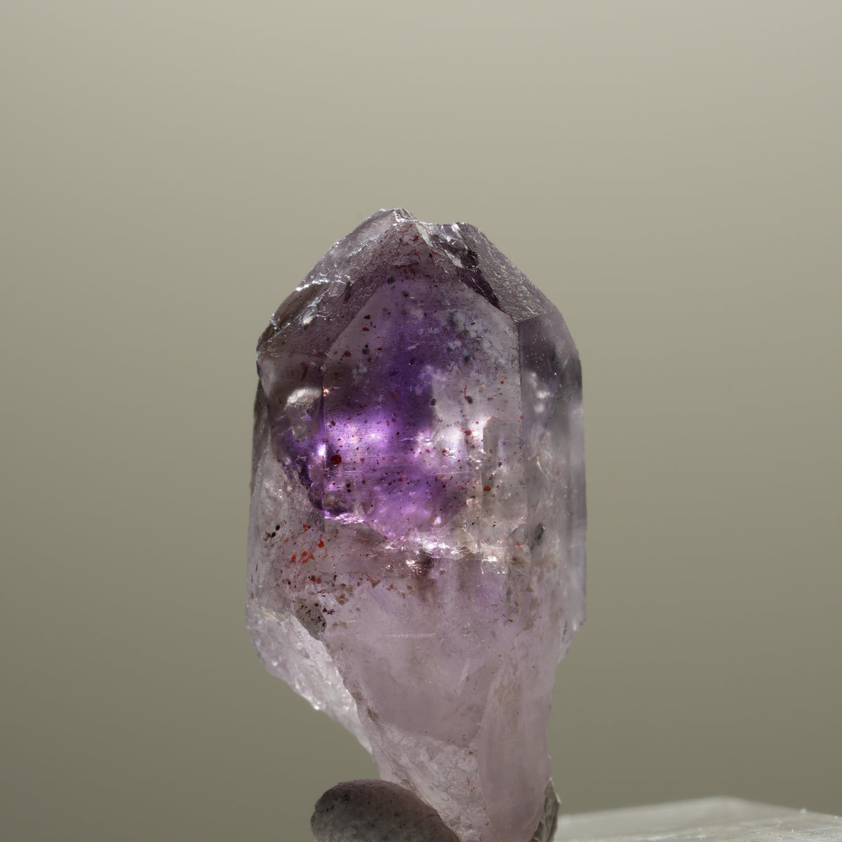 Skelett Phantom Amethyst Doppelender Spitze Brandberg, Namibia 23*13*12mm #14307