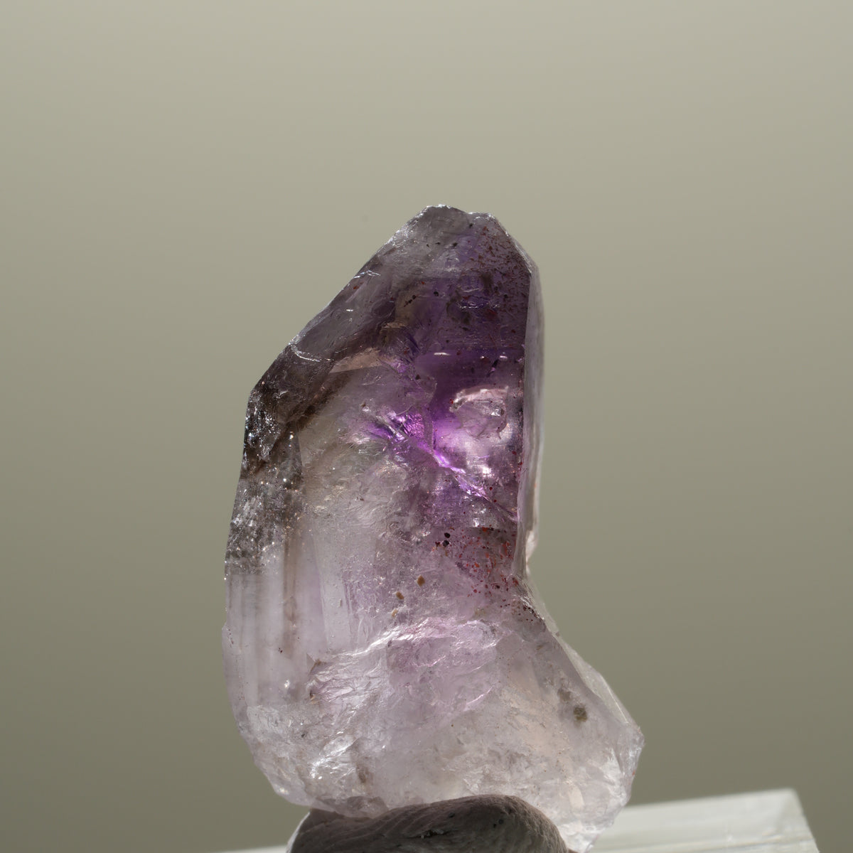 Skelett Phantom Amethyst Doppelender Spitze Brandberg, Namibia 23*13*12mm #14307