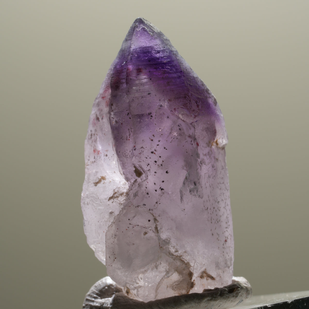 Seltene Skelett Phantom Amethyst Spitze Brandberg, Namibia 29*15*12mm #14308
