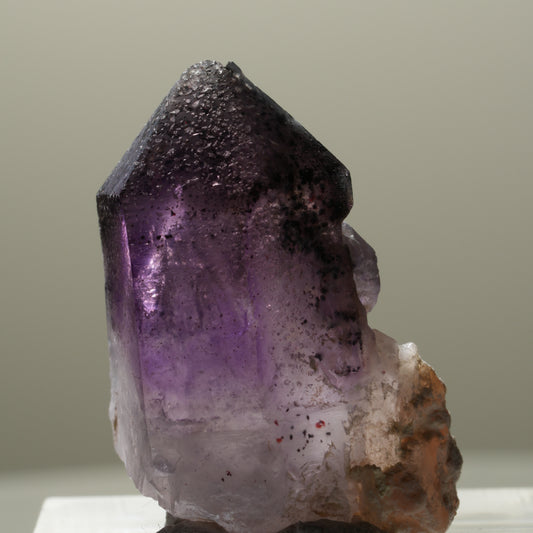 Seltene Phantom Amethyst Skelett Zepter Spitze Brandberg, Namibia 29*20*15mm #14309