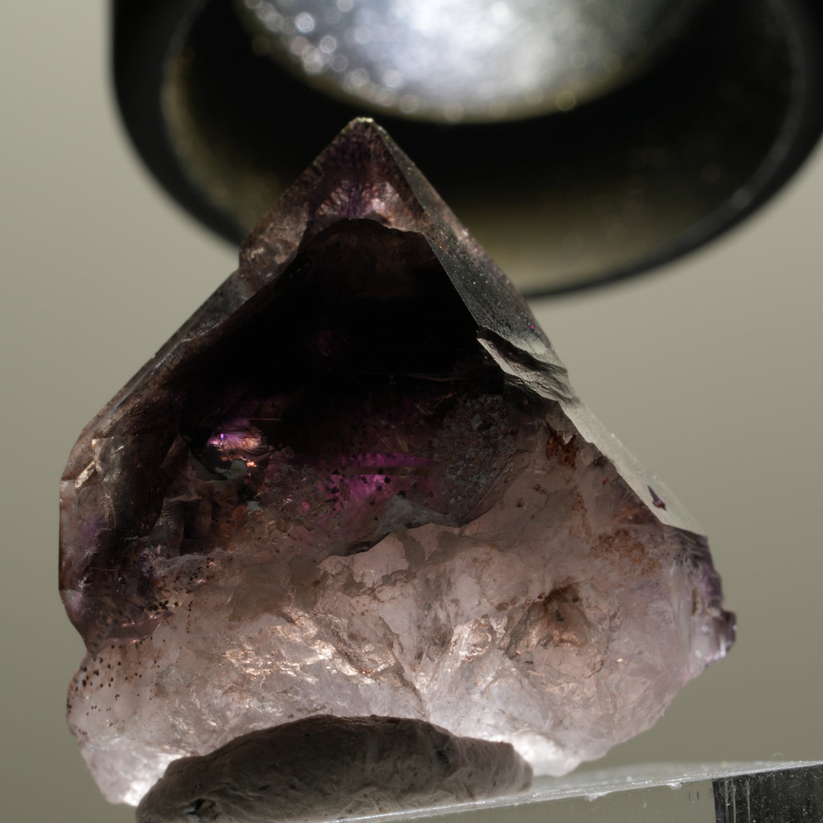 Seltene Phantom Amethyst Skelett Zepter Spitze Brandberg, Namibia 26*25*15mm #14310