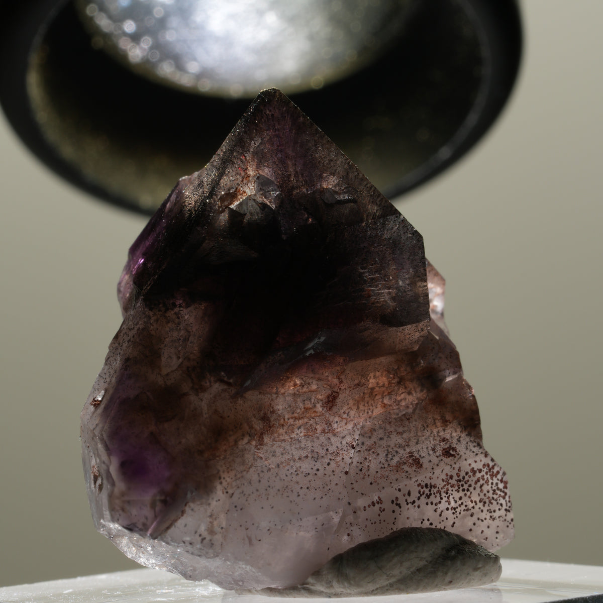 Seltene Phantom Amethyst Skelett Zepter Spitze Brandberg, Namibia 26*25*15mm #14310