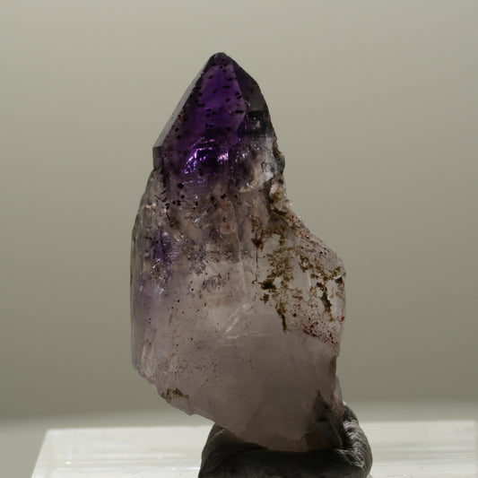 Seltene Phantom Amethyst Skelett Zepter Spitze Brandberg, Namibia 28*15*11mm #14311