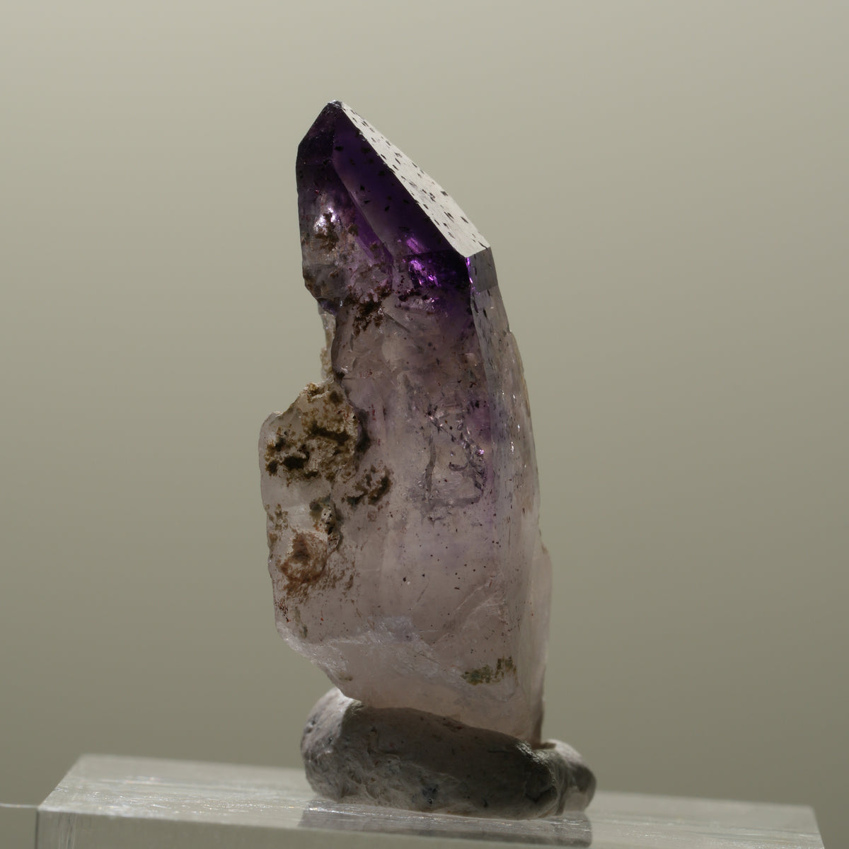 Seltene Phantom Amethyst Skelett Zepter Spitze Brandberg, Namibia 28*15*11mm #14311