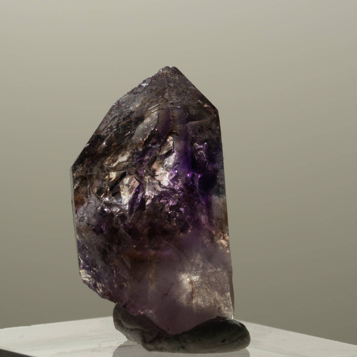 Seltene Skelett Phantom Amethyst Fenster Spitze Brandberg, Namibia 26*16*11mm #14312