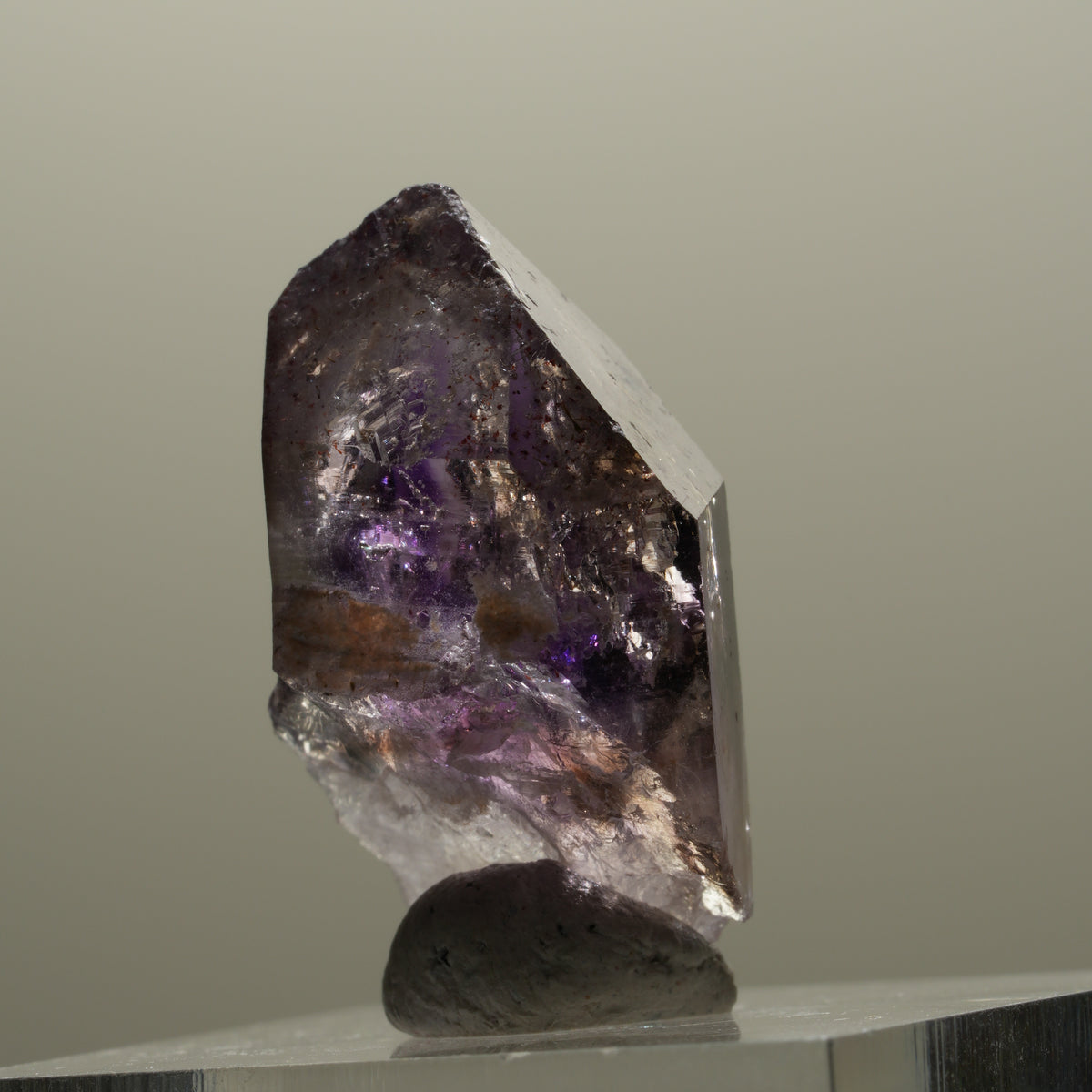Seltene Skelett Phantom Amethyst Fenster Spitze Brandberg, Namibia 26*16*11mm #14312