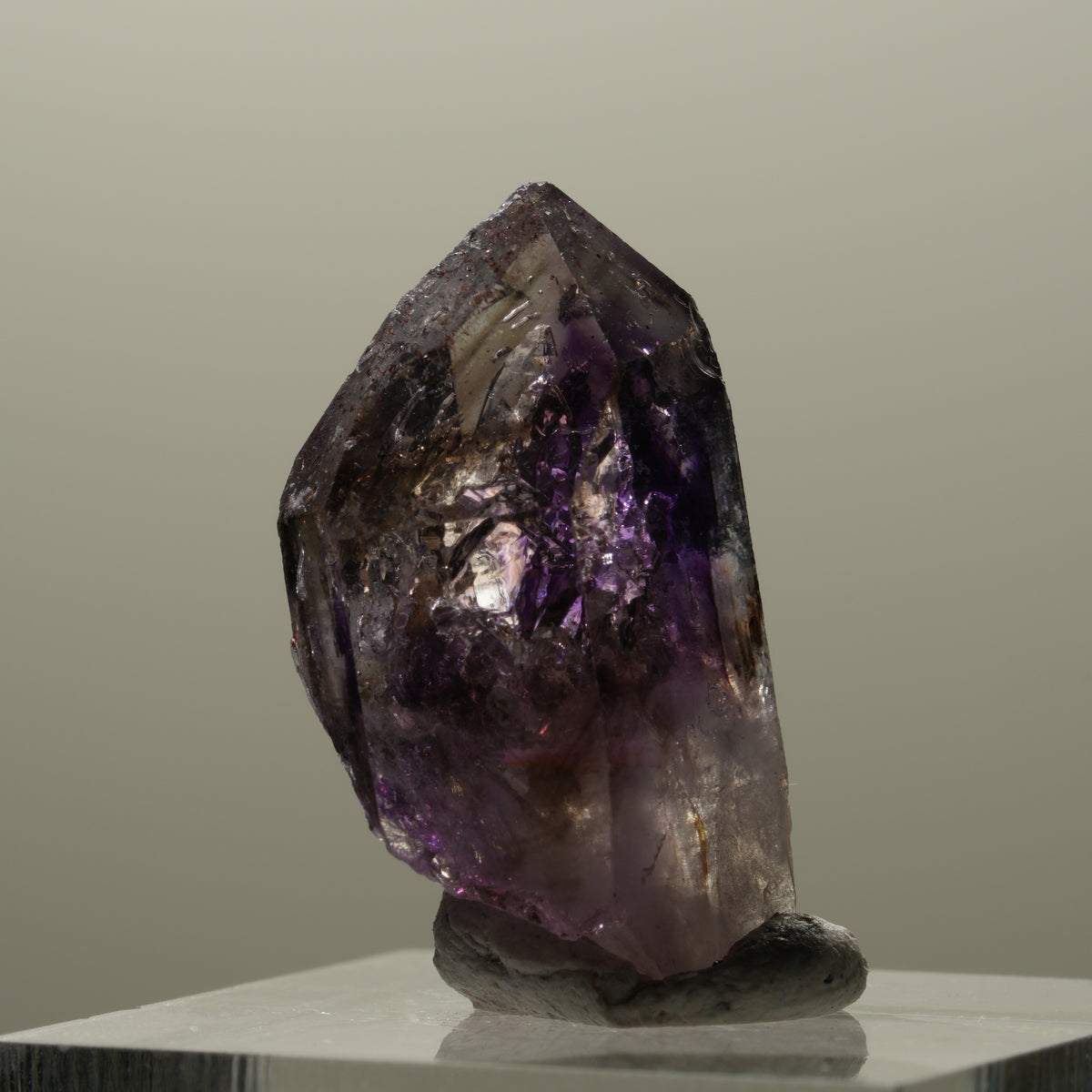 Seltene Skelett Phantom Amethyst Fenster Spitze Brandberg, Namibia 26*16*11mm #14312