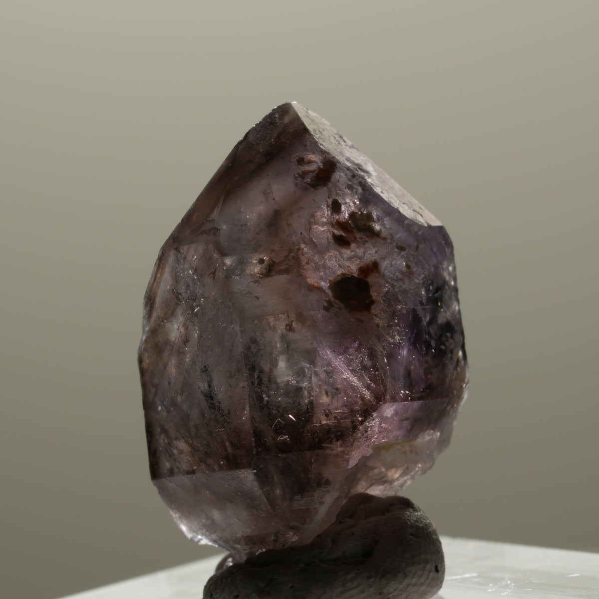 Seltene Phantom Amethyst Skelett Zepter Spitze Brandberg, Namibia 25*18*16mm #14314