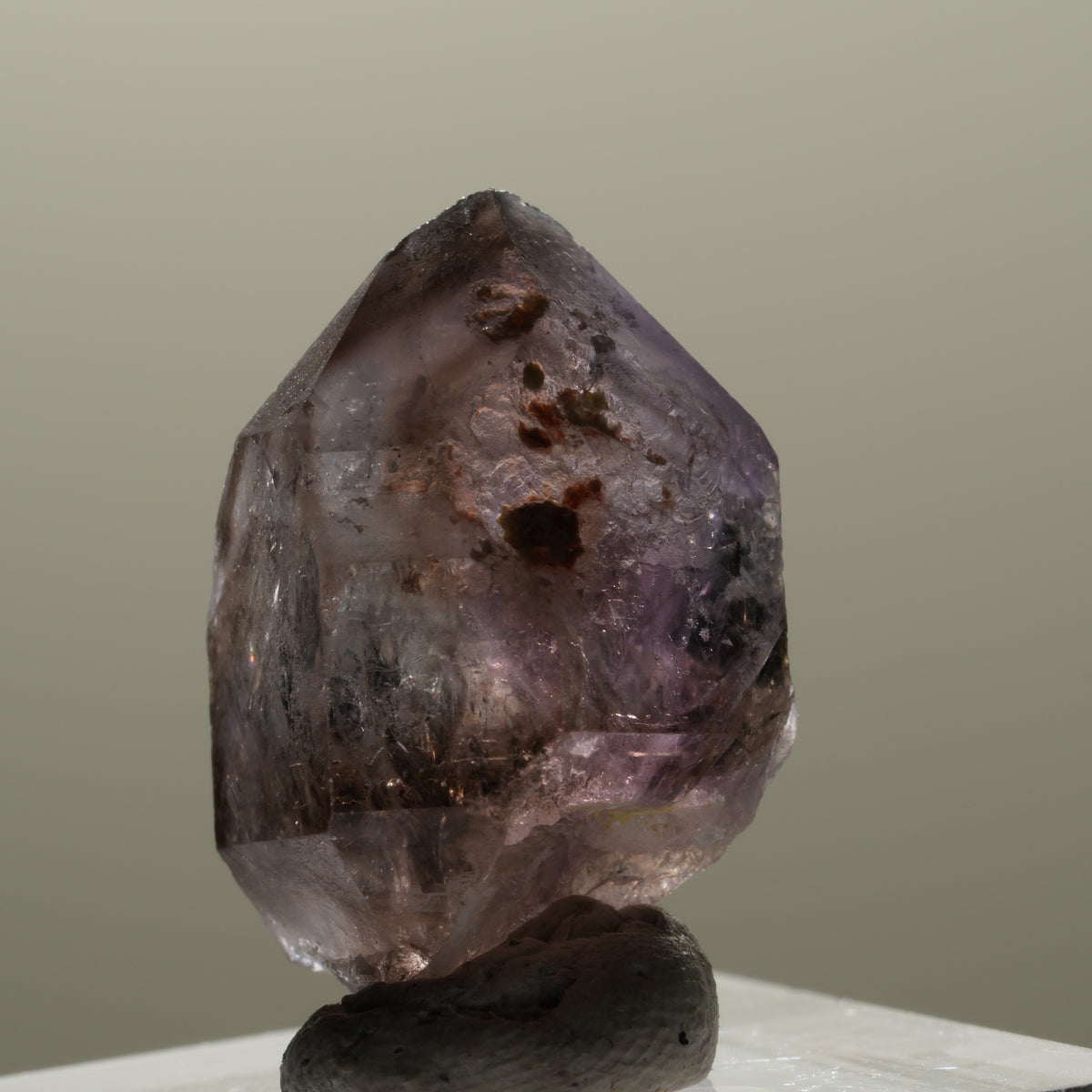 Seltene Phantom Amethyst Skelett Zepter Spitze Brandberg, Namibia 25*18*16mm #14314