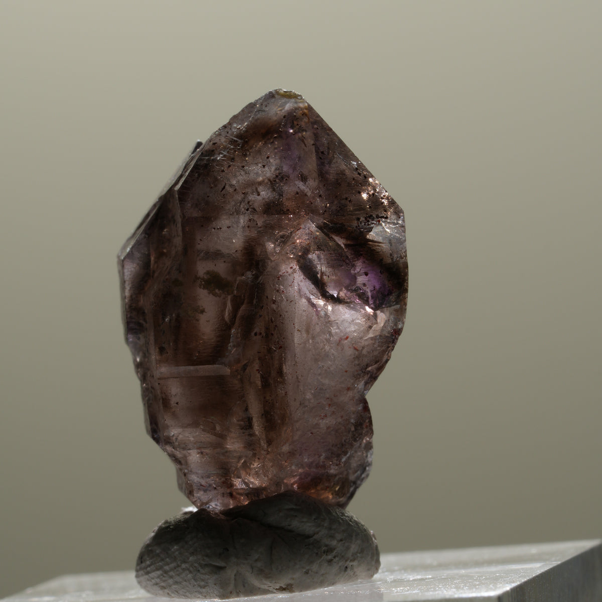 Skelett Phantom Amethyst Doppelender Zepter Spitze Brandberg, Namibia 25*16*12mm #14315