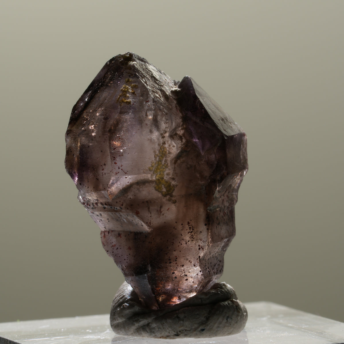 Skelett Phantom Amethyst Doppelender Zepter Spitze Brandberg, Namibia 25*16*12mm #14315