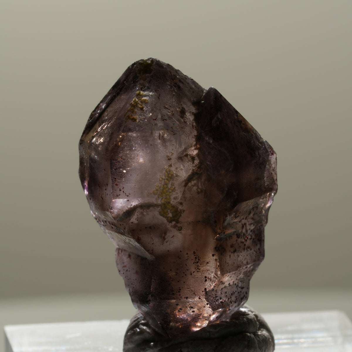 Skelett Phantom Amethyst Doppelender Zepter Spitze Brandberg, Namibia 25*16*12mm #14315