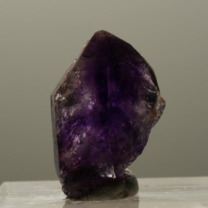 Seltene Phantom Skelett Amethyst mit Eisen Spitze Brandberg, Namibia 22*16*12mm #14319