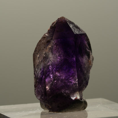 Seltene Phantom Skelett Amethyst mit Eisen Spitze Brandberg, Namibia 22*16*12mm #14319