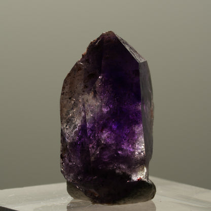 Seltene Phantom Skelett Amethyst mit Eisen Spitze Brandberg, Namibia 22*16*12mm #14319