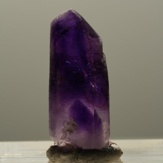 Enhydro Skelett Phantom Amethyst Spitze, 1x Blase Brandberg, Namibia 25*10*7mm #14323