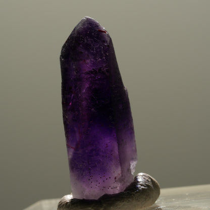 Enhydro Skelett Phantom Amethyst Spitze, 1x Blase Brandberg, Namibia 25*10*7mm #14323