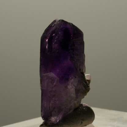 Seltene Phantom Amethyst Skelett Zepter Spitze Brandberg, Namibia 23*11*9mm #14325