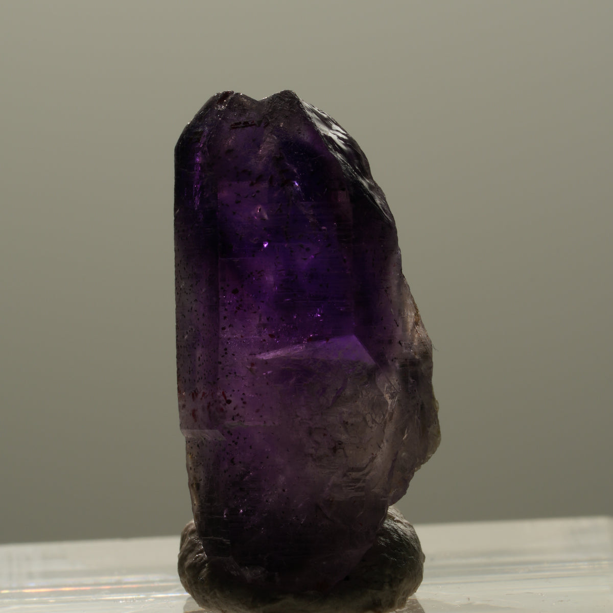Seltene Phantom Amethyst Skelett Zepter Spitze Brandberg, Namibia 23*11*9mm #14325