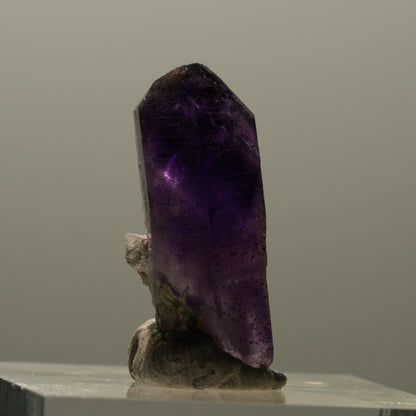 Seltene Phantom Amethyst Skelett Zepter Spitze Brandberg, Namibia 23*11*9mm #14325
