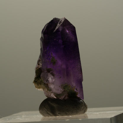 Seltene Phantom Amethyst Skelett Zepter Spitze Brandberg, Namibia 23*11*9mm #14325
