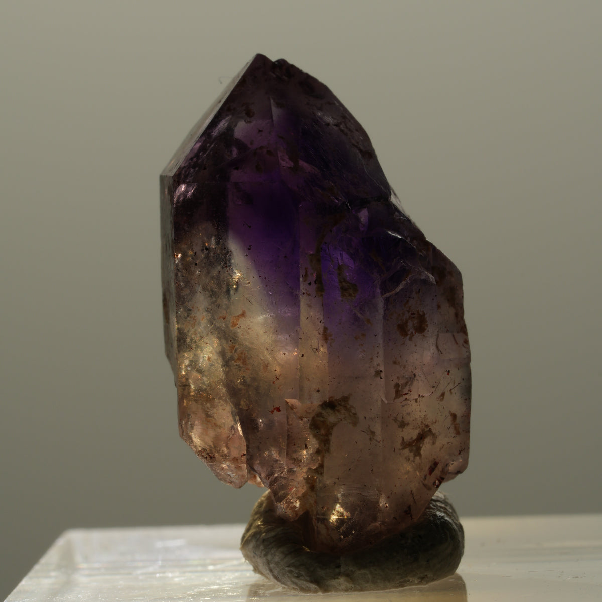 Skelett Phantom Amethyst Doppelender Spitzen Brandberg, Namibia 24*14*11mm #14326