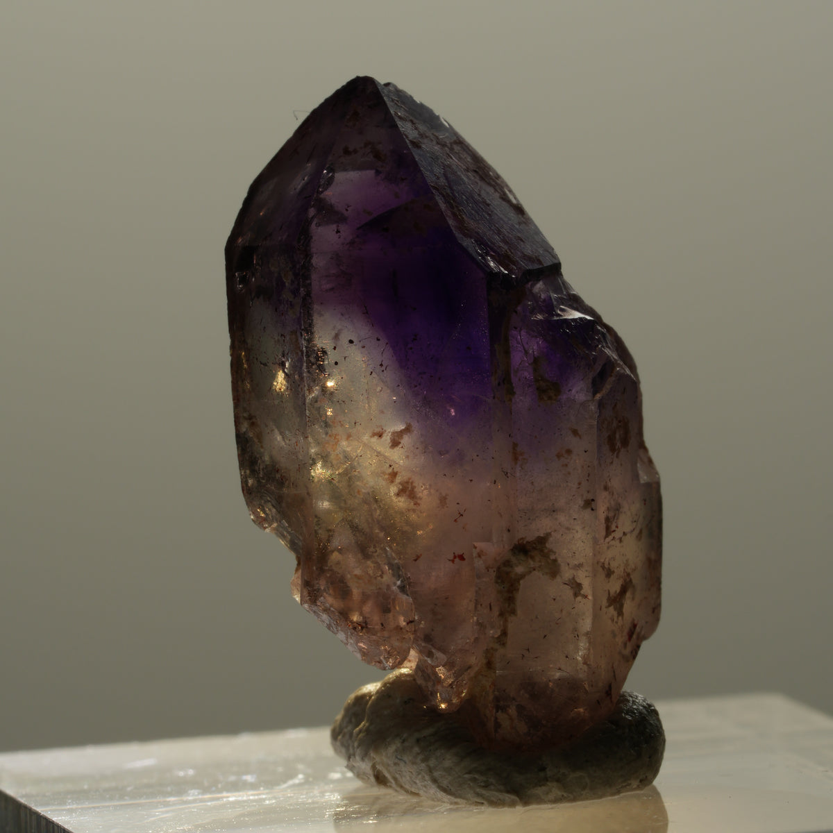 Skelett Phantom Amethyst Doppelender Spitzen Brandberg, Namibia 24*14*11mm #14326