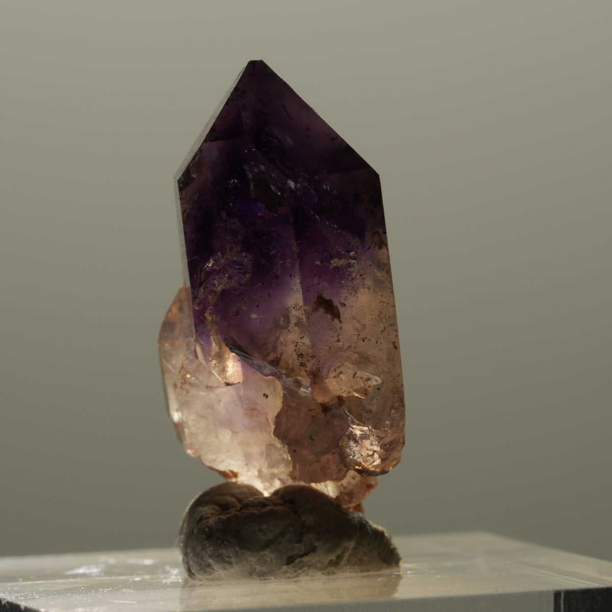 Skelett Phantom Amethyst Doppelender Spitzen Brandberg, Namibia 24*14*11mm #14326
