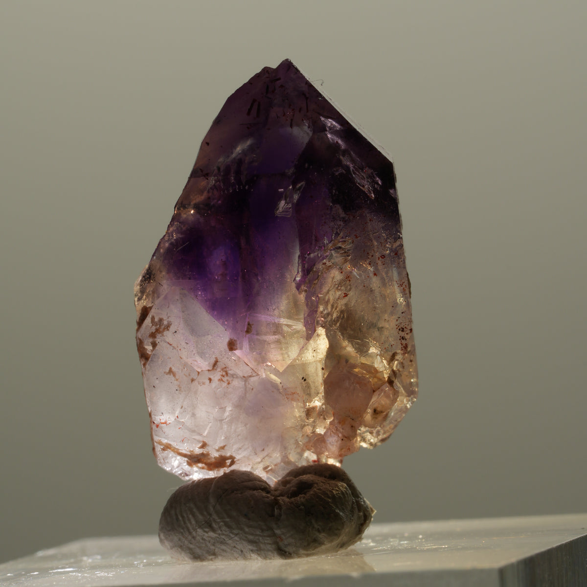 Skelett Phantom Amethyst Doppelender Spitzen Brandberg, Namibia 24*14*11mm #14326