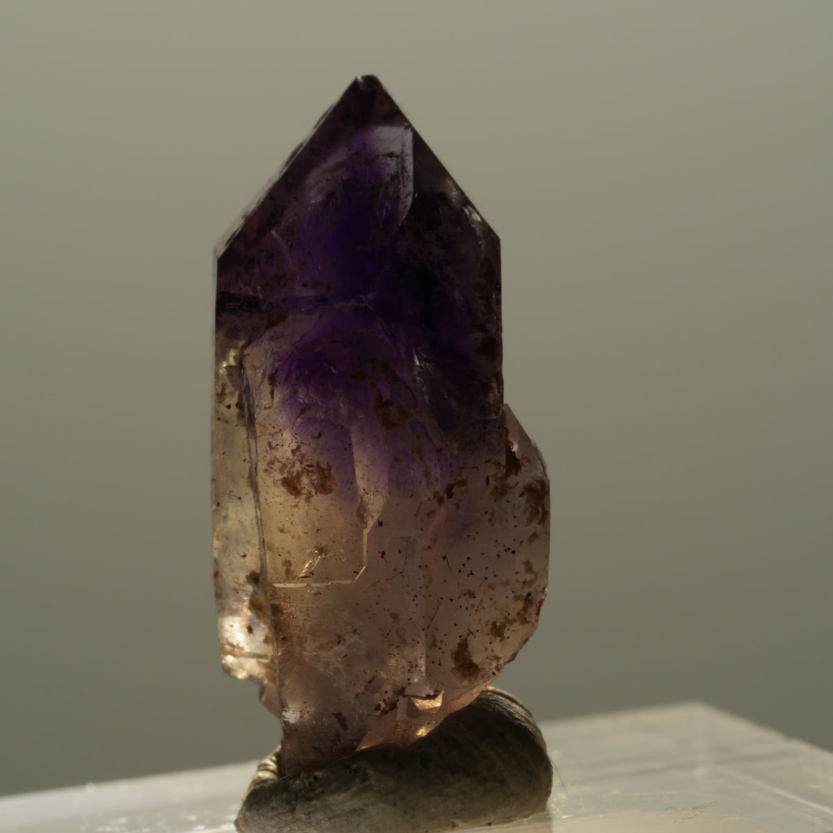 Skelett Phantom Amethyst Doppelender Spitzen Brandberg, Namibia 24*14*11mm #14326