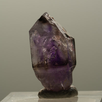 Enhydro Skelett Phantom Amethyst Zepter Spitze, 1x Blase Brandberg, Namibia 26*15*11mm #14328