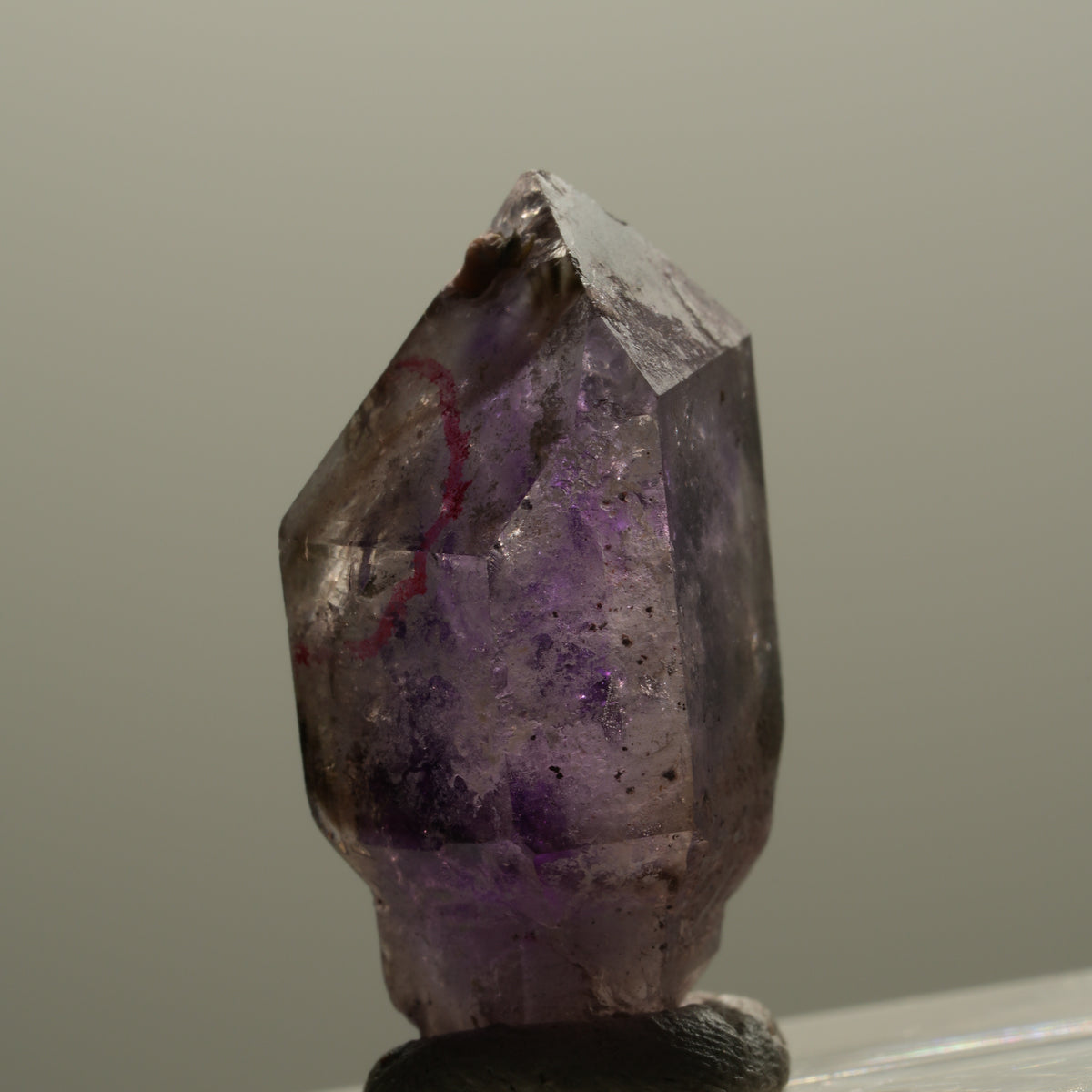 Enhydro Skelett Phantom Amethyst Zepter Spitze, 1x Blase Brandberg, Namibia 26*15*11mm #14328