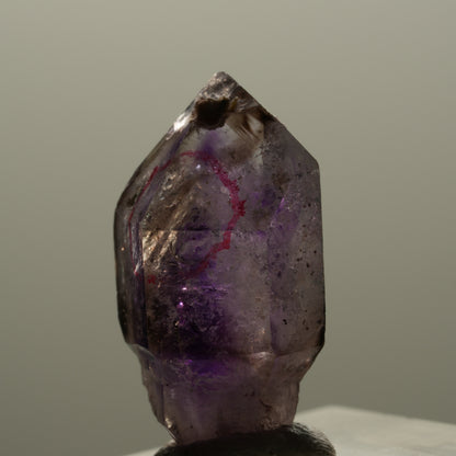 Enhydro Skelett Phantom Amethyst Zepter Spitze, 1x Blase Brandberg, Namibia 26*15*11mm #14328
