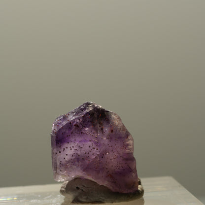 Seltene Skelett Phantom Amethyst Spitze Brandberg, Namibia 14*13*12mm #14329