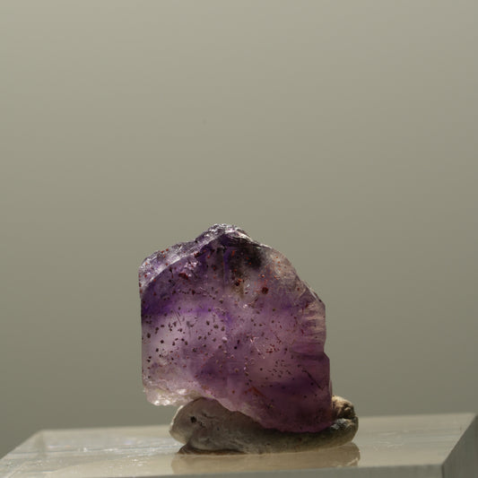 Seltene Skelett Phantom Amethyst Spitze Brandberg, Namibia 14*13*12mm #14329