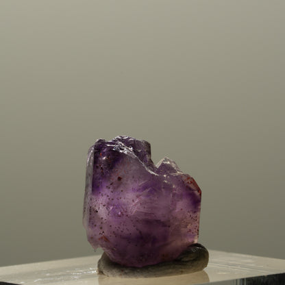 Seltene Skelett Phantom Amethyst Spitze Brandberg, Namibia 14*13*12mm #14329