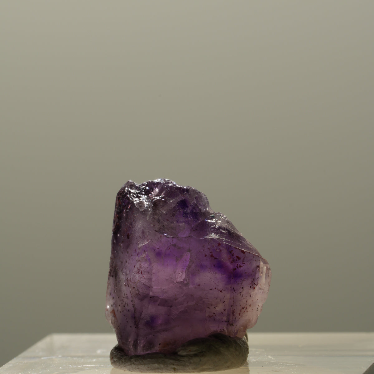 Seltene Skelett Phantom Amethyst Spitze Brandberg, Namibia 14*13*12mm #14329