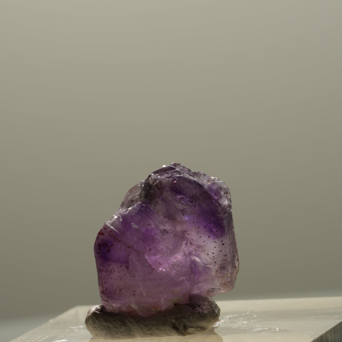 Seltene Skelett Phantom Amethyst Spitze Brandberg, Namibia 14*13*12mm #14329