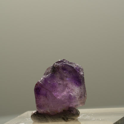 Seltene Skelett Phantom Amethyst Spitze Brandberg, Namibia 14*13*12mm #14329