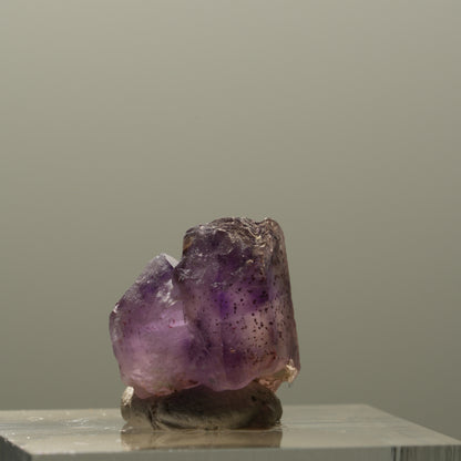 Seltene Skelett Phantom Amethyst Spitze Brandberg, Namibia 14*13*12mm #14329