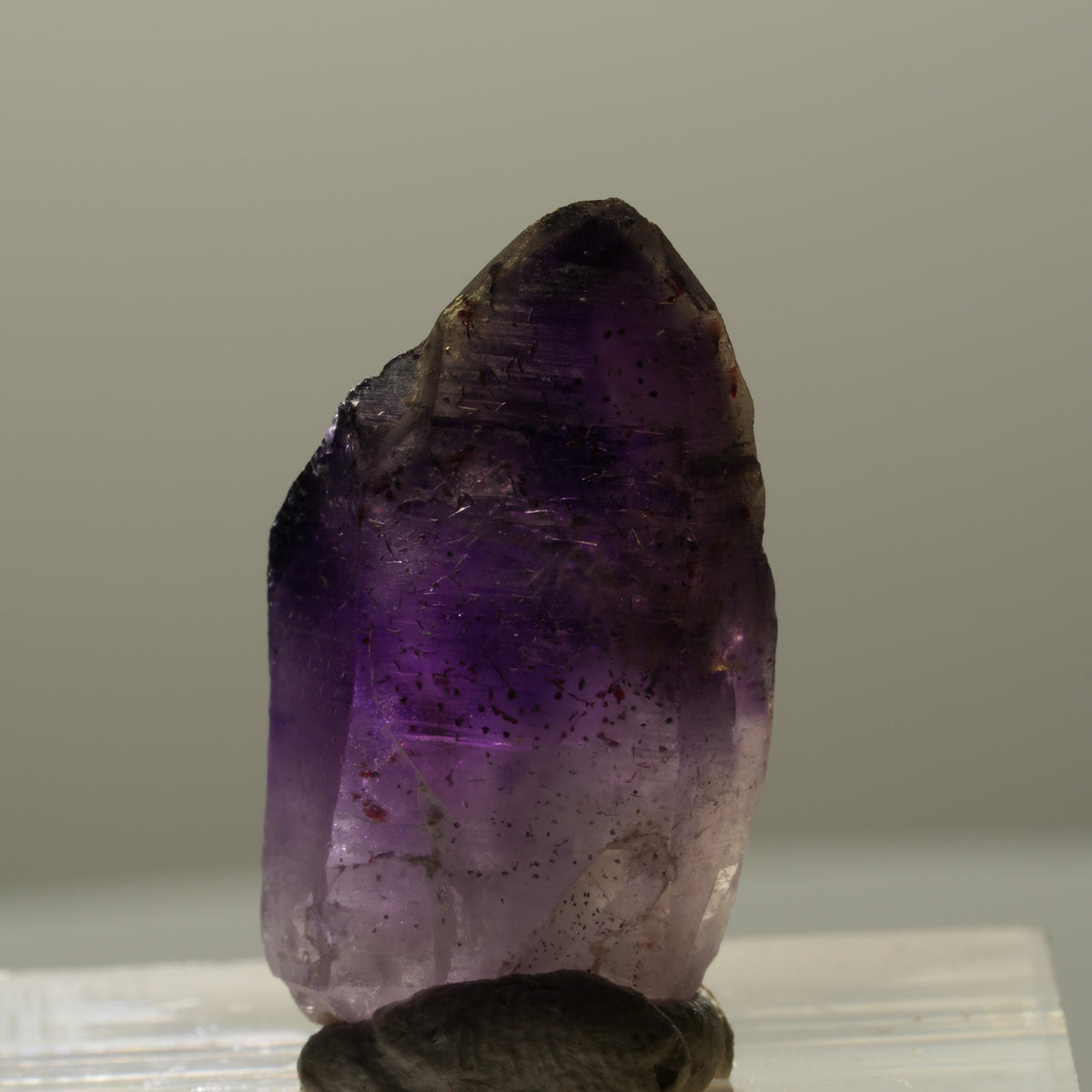 Seltene Skelett Phantom Amethyst Spitze Brandberg, Namibia 25*13*10mm #14330