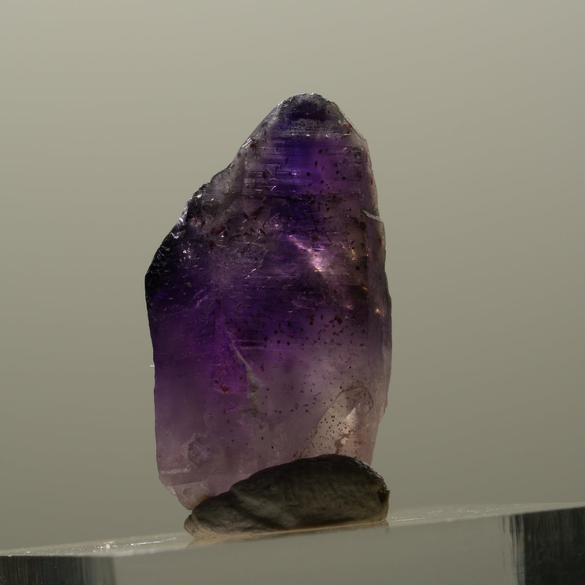 Seltene Skelett Phantom Amethyst Spitze Brandberg, Namibia 25*13*10mm #14330