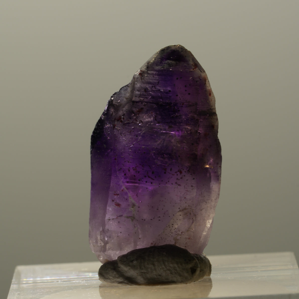 Seltene Skelett Phantom Amethyst Spitze Brandberg, Namibia 25*13*10mm #14330