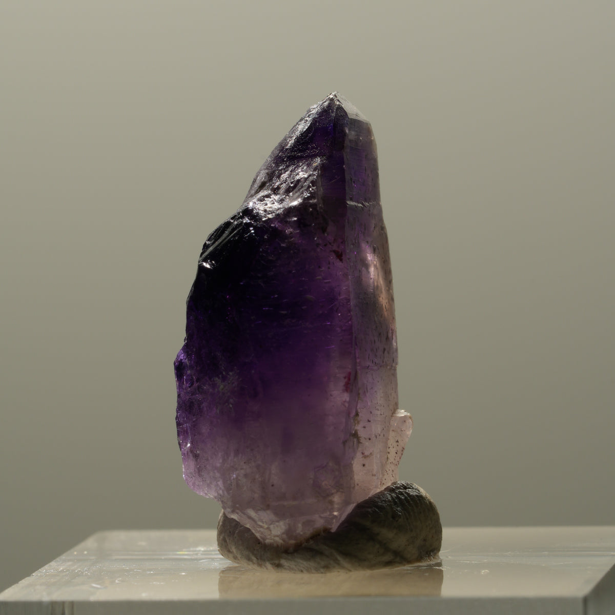 Seltene Skelett Phantom Amethyst Spitze Brandberg, Namibia 25*13*10mm #14330