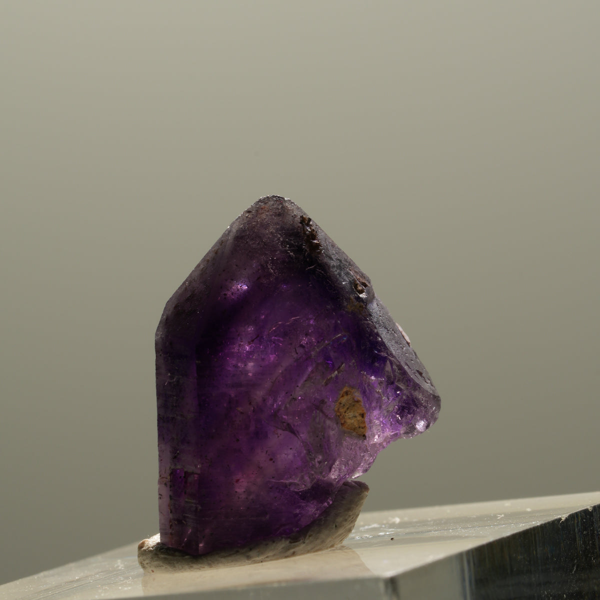 Seltene Skelett Phantom Amethyst Spitze Brandberg, Namibia 20*15*12mm #14331