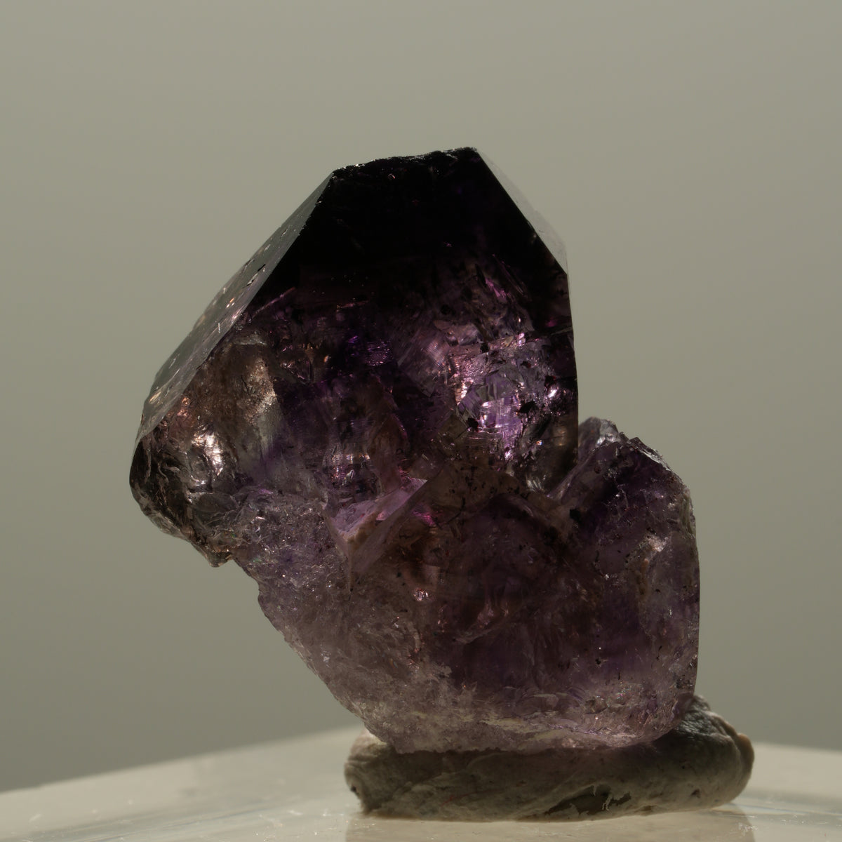 Seltene Skelett Phantom Amethyst Spitze Goboboseb, Namibia 21*15*14mm #14333