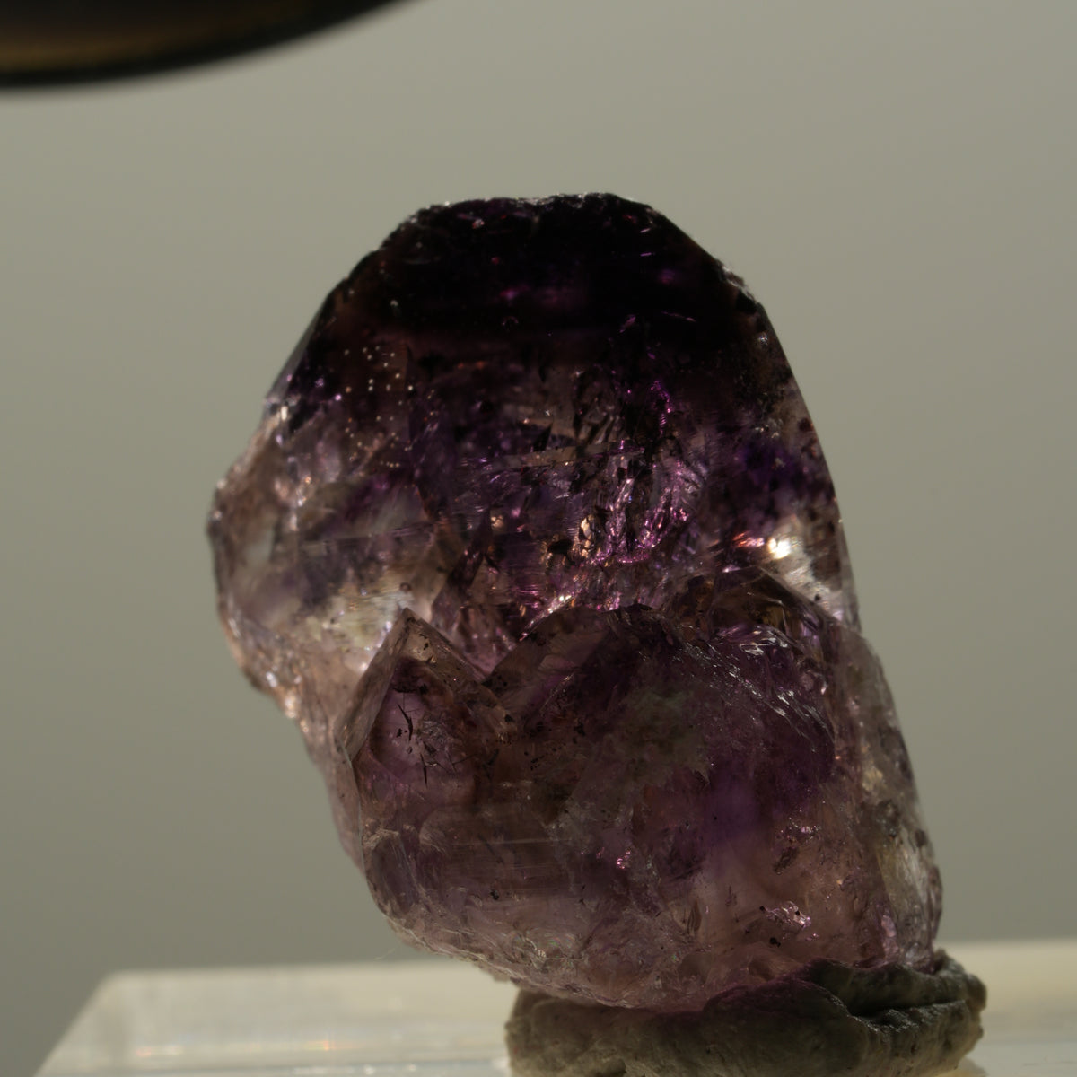 Seltene Skelett Phantom Amethyst Spitze Goboboseb, Namibia 21*15*14mm #14333