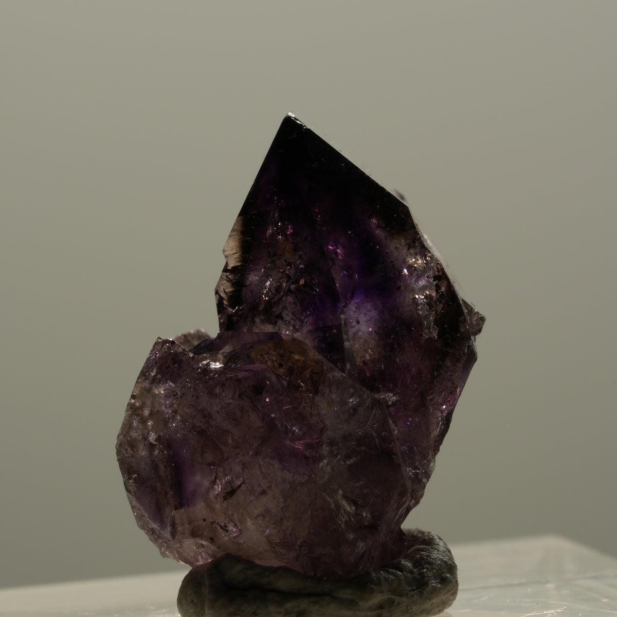 Seltene Skelett Phantom Amethyst Spitze Goboboseb, Namibia 21*15*14mm #14333